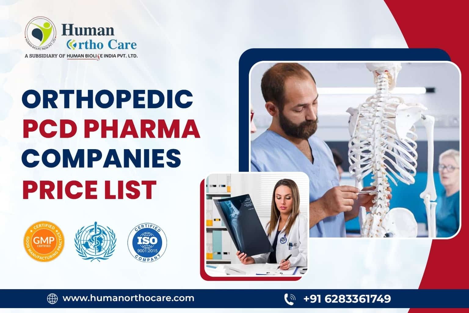 Orthopedic PCD Pharma Companies Price List