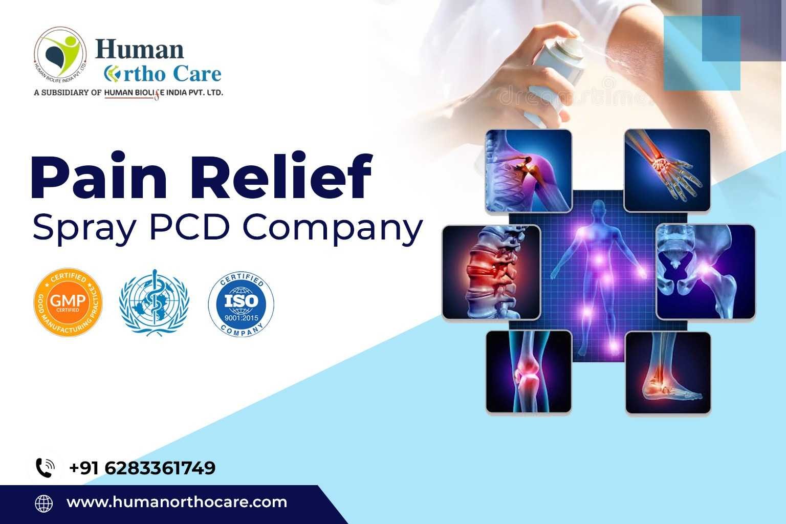 pain relief spray PCD company